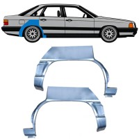 Panneau de réparation arc d'aile arrière pour Audi 100 C3 1982-1990 / Gauche+Droit / Ensemble 9993
