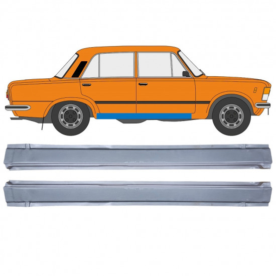 Réparation bas de caisse pour Fiat 125p 1968-1991 / Ensemble 12542