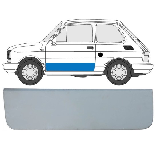 Panneau de réparation de porte pour Fiat 126p 1972-2000 / Gauche 17261