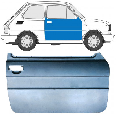 Panneau de réparation de porte pour Fiat 126p 1985-1994 / Droite 7570