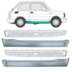 Réparation bas de caisse intérieur + extérieur pour Fiat 126p 1972-2000 / Ensemble 11718