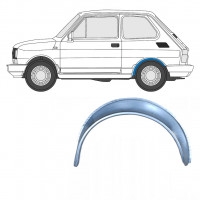 Panneau de réparation arc d'aile arrière pour Fiat 126p 1972-2000 / Gauche 7580