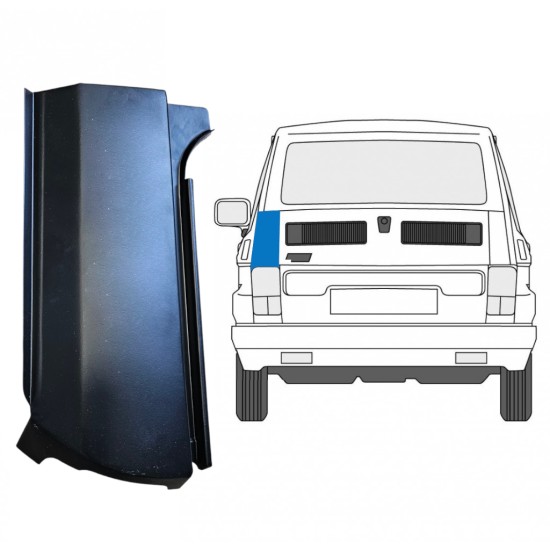 Panneau de réparation coin