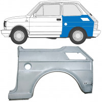 Panneau de réparation arc d'aile arrière pour Fiat 126p 1985-1994 / Gauche 7585