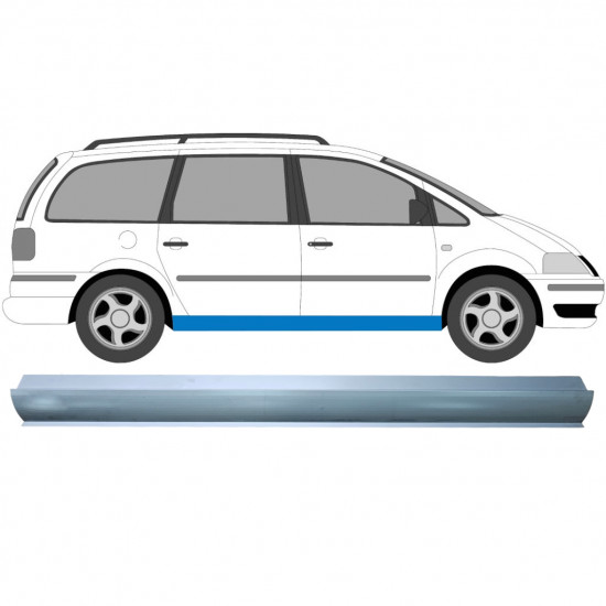 VW SHARAN F GALAXY 1995-2010 RÉPARATION DU SEUIL / DROIT = GAUCHE