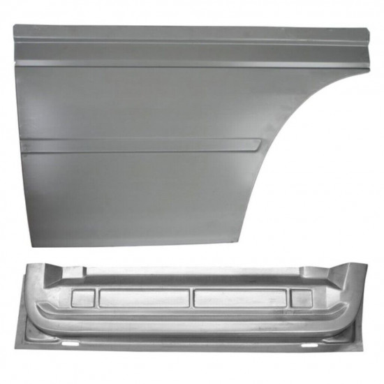 Panneau de réparation de porte avant intérieur + extérieur pour Mercedes Sprinter 1995-2006 / Gauche+Droit / Ensemble 10510