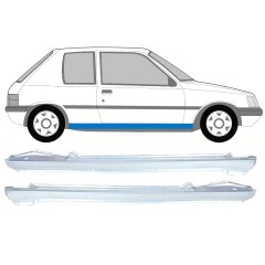 Panneau de réparation du seuil pour Peugeot 205 1983-1998 / Gauche+Droit / Ensemble 9815