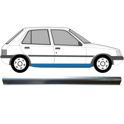 Réparation bas de caisse inférieure pour Peugeot 205 1983-1998 / Gauche = Droite (symétrique) 16057