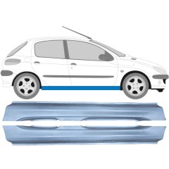 Panneau de réparation du seuil pour Peugeot 206 206+ 1998-2012 / Gauche+Droit / Ensemble 9247