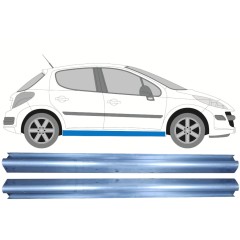 Réparation bas de caisse pour Peugeot 207 207+ 2006- / Gauche+Droit / Ensemble 9957
