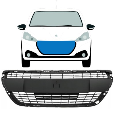 Grille de calandre pour Peugeot 208 2015-2019 ALLURE 16201