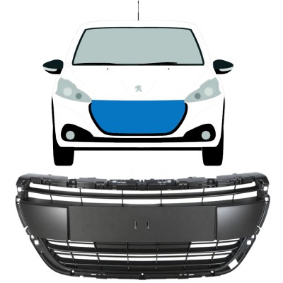 Grille de calandre pour Peugeot 208 2015-2019 ACTIVE 16200