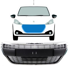 Grille de calandre pour Peugeot 208 2015-2019 ALLURE / Ensemble 7507