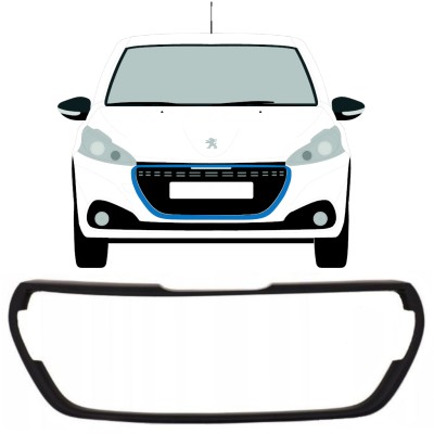 Cadre de calandre pour Peugeot 208 2015-2019 16199
