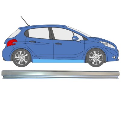 Réparation bas de caisse pour Peugeot 208 2012-2019 / Droite 16313