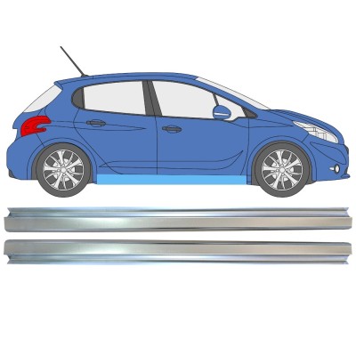 Réparation bas de caisse pour Peugeot 208 2012-2019 / Gauche+Droit / Ensemble 16315