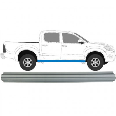 TOYOTA HILUX 2005-2015 PANNEAU DE RÉPARATION DU SEUIL / DROIT = GAUCHE