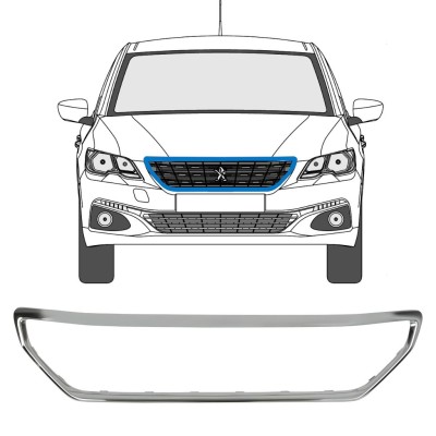 Grille de calandre pour Peugeot 301 2017- 16252