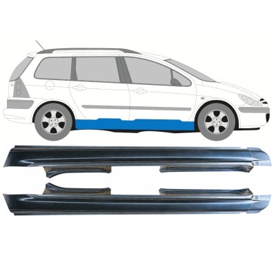 Panneau de réparation du seuil pour Peugeot 307 2001-2008 / Gauche+Droit / COMBI / Ensemble 16969