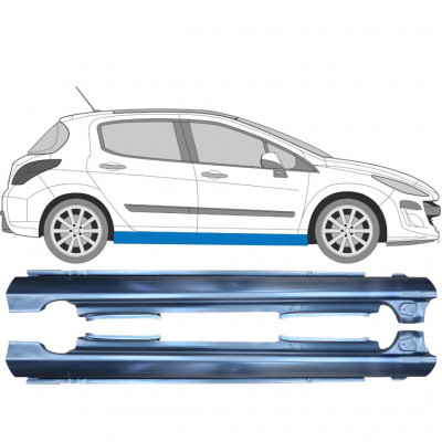 Panneau de réparation du seuil pour Peugeot 308 2007-2013 / Ensemble 11616