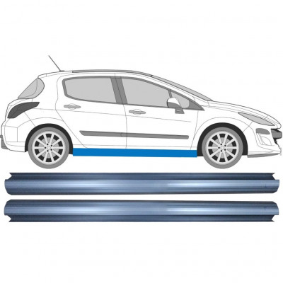 Réparation bas de caisse pour Peugeot 308 2007-2013 / Gauche+Droit / Ensemble 9481