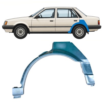 Panneau de réparation arc d'aile arrière pour Mazda 323 BF 1985-1989 / Gauche 12957