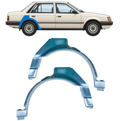 Panneau de réparation arc d'aile arrière pour Mazda 323 BF 1985-1989 / Gauche / Droite / Gauche+Droit / Ensemble 12958