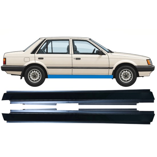 Panneau de réparation du seuil pour Mazda 323 BF 1985-1989 / Gauche / Droite / Gauche+Droit / Ensemble 12961