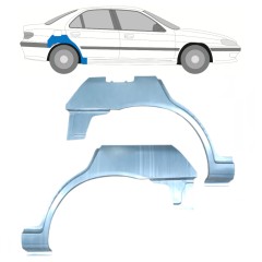 Panneau de réparation arc d'aile arrière pour Peugeot 406 1995-2004 / Gauche+Droit / Ensemble 9338