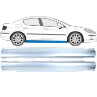 Panneau de réparation du seuil pour Peugeot 407 2004-2011 / Gauche+Droit / Ensemble 16273