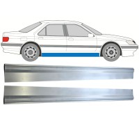 Réparation bas de caisse inférieure pour Peugeot 605 1989-1999 / Gauche+Droit / Ensemble 15219