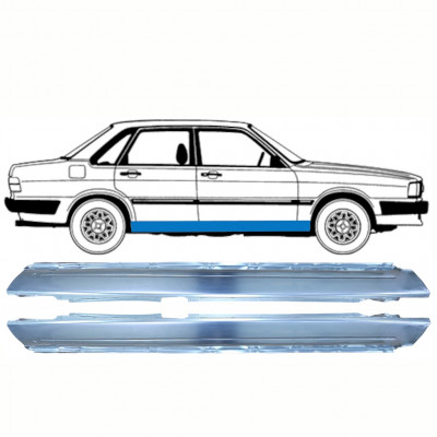 Panneau de réparation du seuil pour Audi 80 B2 1978-1986 / Gauche+Droit / Ensemble 9116