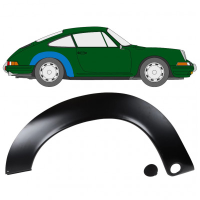 Panneau de réparation arc d'aile arrière pour Porsche 911 1964-1974 / Droite 12708