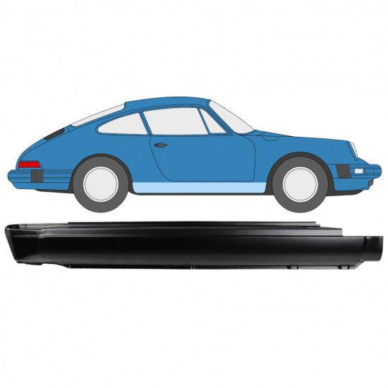 Panneau de réparation du seuil pour Porsche 911 1974-1989 / Droite 12714