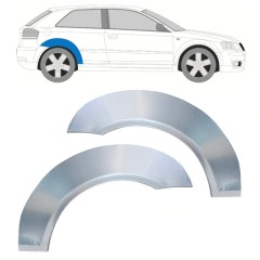 Panneau de réparation arc d'aile arrière pour Audi A3 8P 2003-2012 / Gauche+Droit / Ensemble 16321