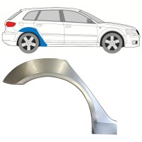 Panneau de réparation arc d'aile arrière pour Audi A3 8P 2003-2012 / Droite 15208