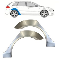 Panneau de réparation arc d'aile arrière pour Audi A3 8P 2003-2012 / Gauche+Droit / Ensemble 15210