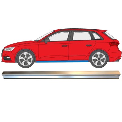 Réparation bas de caisse inférieure pour Audi A3 8V 2012-2020 / Gauche 14993
