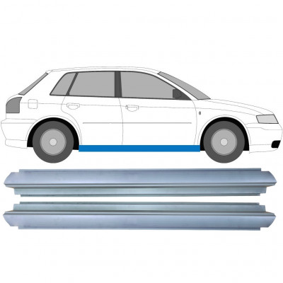 Réparation bas de caisse pour Audi A3 8L 1996-2003 / Gauche = Droite (symétrique) / Ensemble 10398