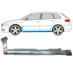 Panneau de réparation du seuil + panneau de réparation de l'aile avant pour Audi A3 8P 2003-2012 / Gauche / Ensemble 11148