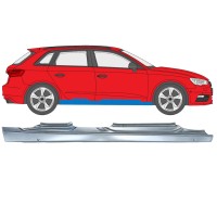 Panneau de réparation du seuil pour Audi A3 8V 2012-2020 / Droite / HATCHBACK 17283