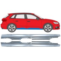 Panneau de réparation du seuil pour Audi A3 8V 2012-2020 / Gauche+Droit / HATCHBACK / Ensemble 17285