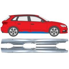Panneau de réparation du seuil pour Audi A3 8V 2012-2020 / Gauche+Droit / HATCHBACK / Ensemble 17285