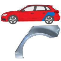 Panneau de réparation arc d'aile arrière pour Audi A3 8V 2012-2020 / Gauche / HATCHBACK 17281