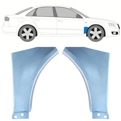 Panneau de réparation de l’aile avant pour Audi A4 B7 2004-2007 / Gauche+Droit / Ensemble 15171