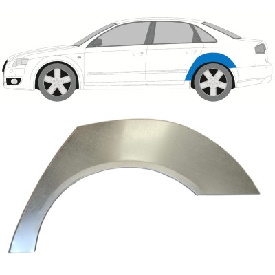 Panneau de réparation arc d'aile arrière pour Audi A4 B7 2004-2007 / Gauche 14744
