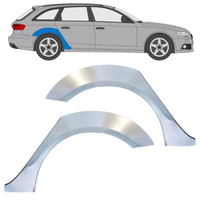 Panneau de réparation arc d'aile arrière pour Audi A4 B8 2007-2016 / Gauche+Droit / Ensemble 16324
