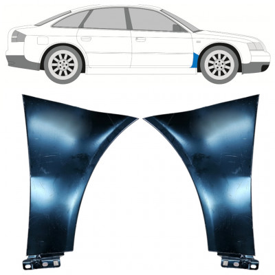 Panneau de réparation de l’aile avant pour Audi A6 C5 1997-2004 / Gauche+Droit / Ensemble 9852