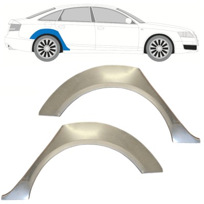 Panneau de réparation arc d'aile arrière pour Audi A6 C6 2004-2010 / Gauche+Droit / Ensemble 14746