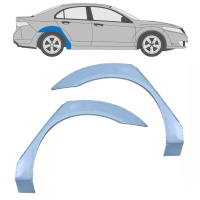 Panneau de réparation arc d'aile arrière pour Honda Accord 2008-2016 / Gauche+Droit / Ensemble 16289